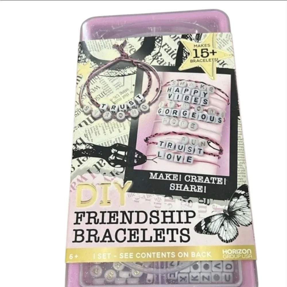 Bundle Of 3 DIY Friendship Bracelets Kit - Multicolor - New